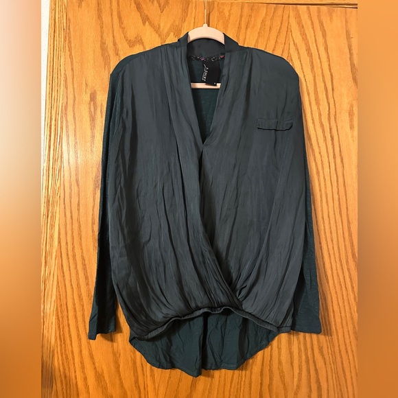 Dolan Mixed Media Blouse - Size S - Picture 1 of 9